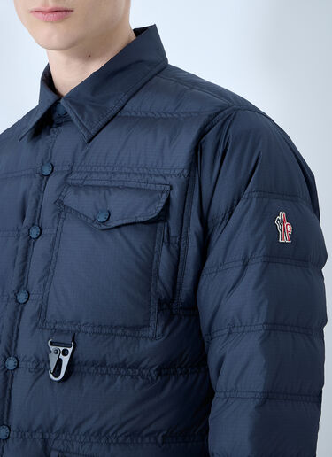 Moncler Grenoble Lavachey 衬衫夹克  藏蓝色 mog0159004