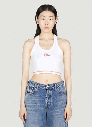 Diesel Logo Tank Top White dsl0253026