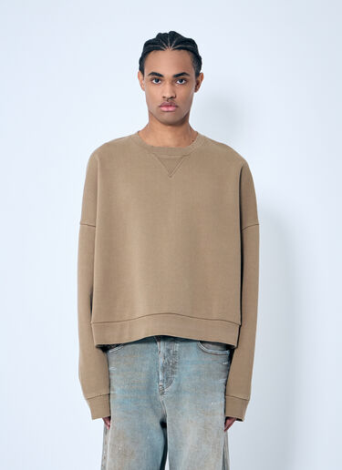 Entire Studios Box Crew Sweatshirt Brown ent0358004