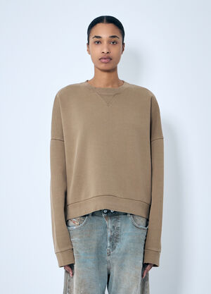 Entire Studios Box Crew Sweatshirt Brown ent0358004