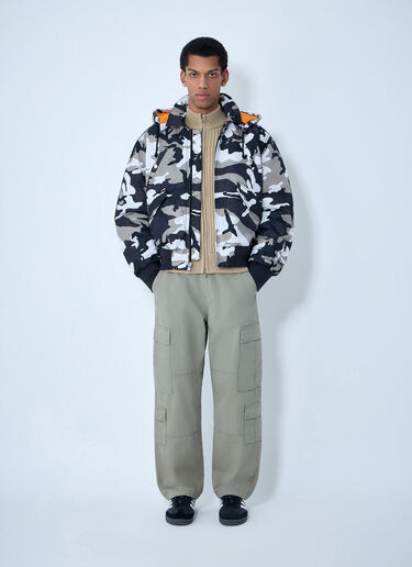 Stüssy Flight Bomber Jacket Snow Camo Olive sts0162006