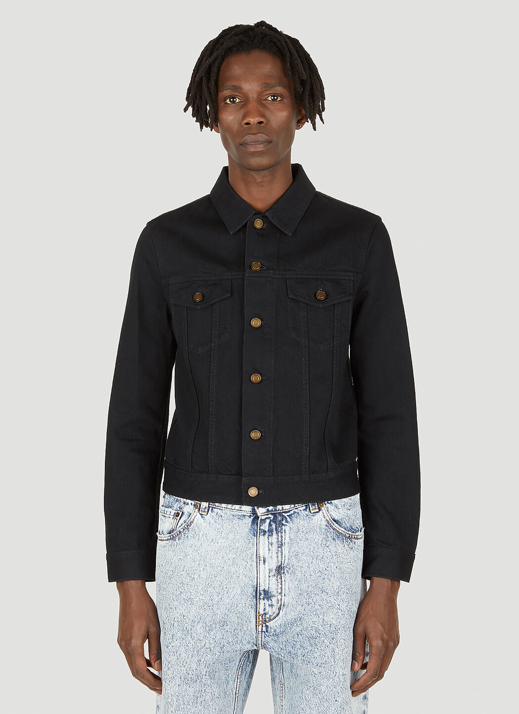Saint laurent hotsell jean jacket