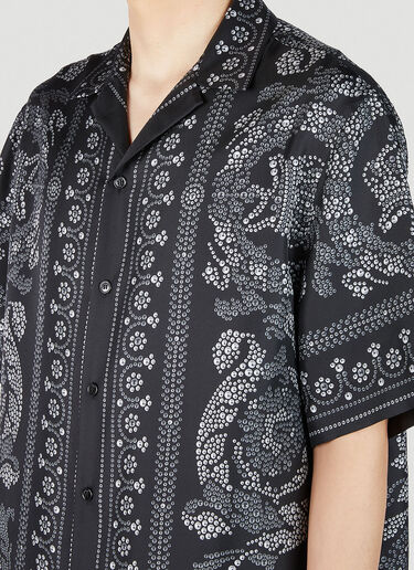 Versace Baroque Silk Shirt Black ver0151011
