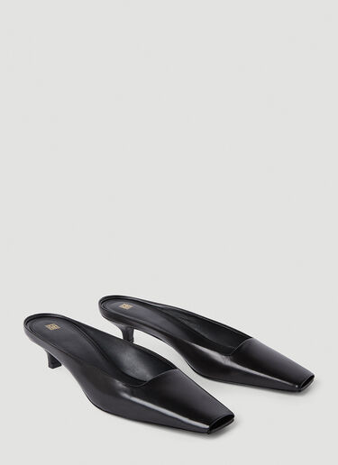 TOTEME Kitten Heel Mules Black tot0252002