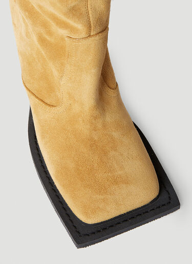 Ninamounah Howling Knee-High Suede Boots Brown nmo0252012