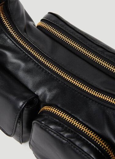 Miu Miu Pocket Shoulder Bag Black miu0252046