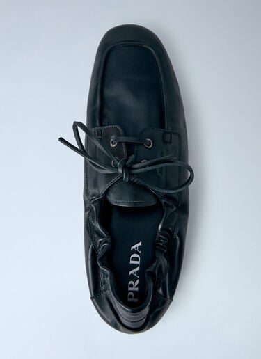 LN-CC® - Prada: Leather Moccasins - Black Prada Leather Moccasins Black pra0166012
