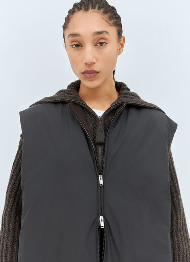 The Row Andi Vest Black row0358001