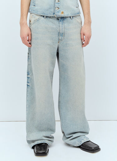 Courrèges Sailor Baggy Jeans Blue cou0156004