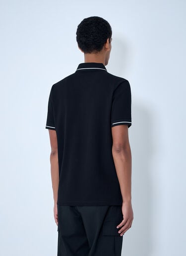 Moncler Logo Motif Polo Shirt Black mon0163032