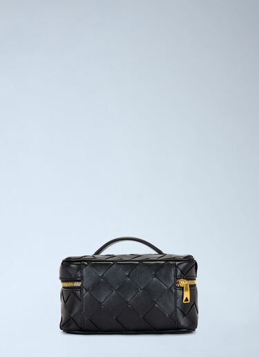 Bottega Veneta Intrecciato Vanity Case Black bov0255092