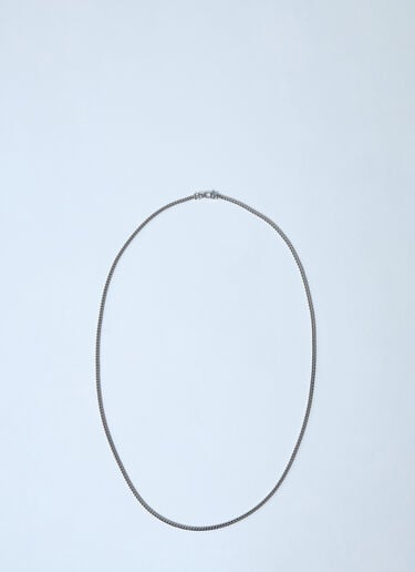 Tom Wood Curb Chain M Silver tmw0359006