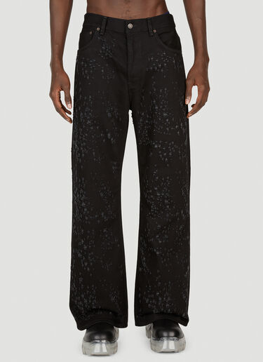 Acne Studios Distressed Pants Black acn0151001