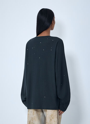 Acne Studios Logo Motif T-Shirt Black acn0363016