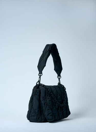 Diesel Charm-D 中号单肩包 黑色 dsl0259044