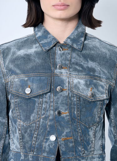Alexander Wang Slim Trucker Jacket Grey awg0259026