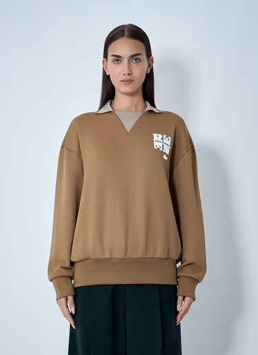 Logo Motif Sweatshirt Lacoste Logo Motif Sweatshirt Beige lac0262009
