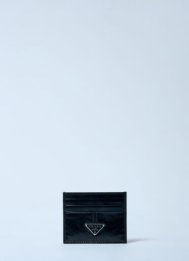 Prada Leather Cardholder Black pra0159045
