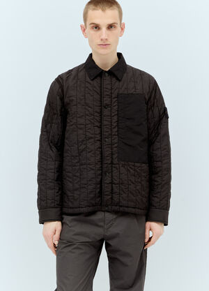 Stone Island Quilted Jacket Beige sto0156103