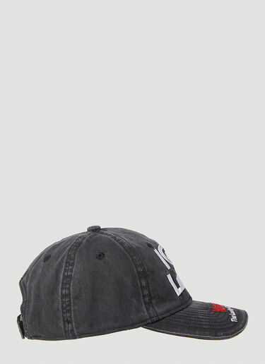 Vetements 럭키 베이스볼 캡 블랙 vet0154019