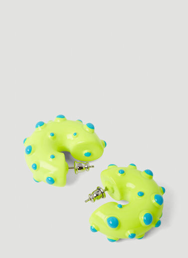 SAFSAFU Neon Rave Earrings Green saf0250001