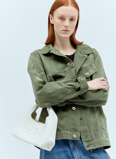 Marc Jacobs 迷你 Sack 单肩包 白色 mcj0255019