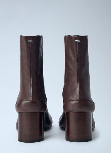 LN-CC® - Maison Margiela: Tabi Ankle Boots - Brown Maison Margiela Tabi Ankle Boots Brown mla0265020