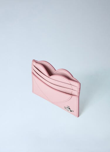 Vivienne Westwood Heart-Detail Leather Card Holder Pink vvw0263028