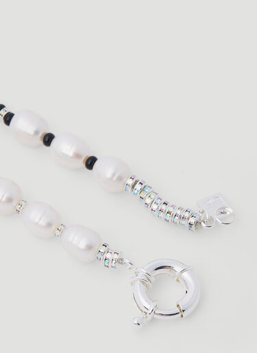 Pearl Octopuss.y 크리스털 장식 펄 네크리스 블랙 prl0353005