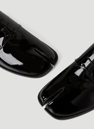 Maison Margiela Tabi Lace-Up Oxford Shoes Black mla0145022