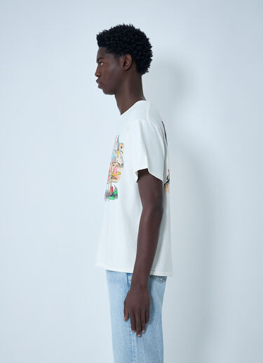 Gallery Dept. Skeleton Beach Theatre T-Shirt White gdp0160055