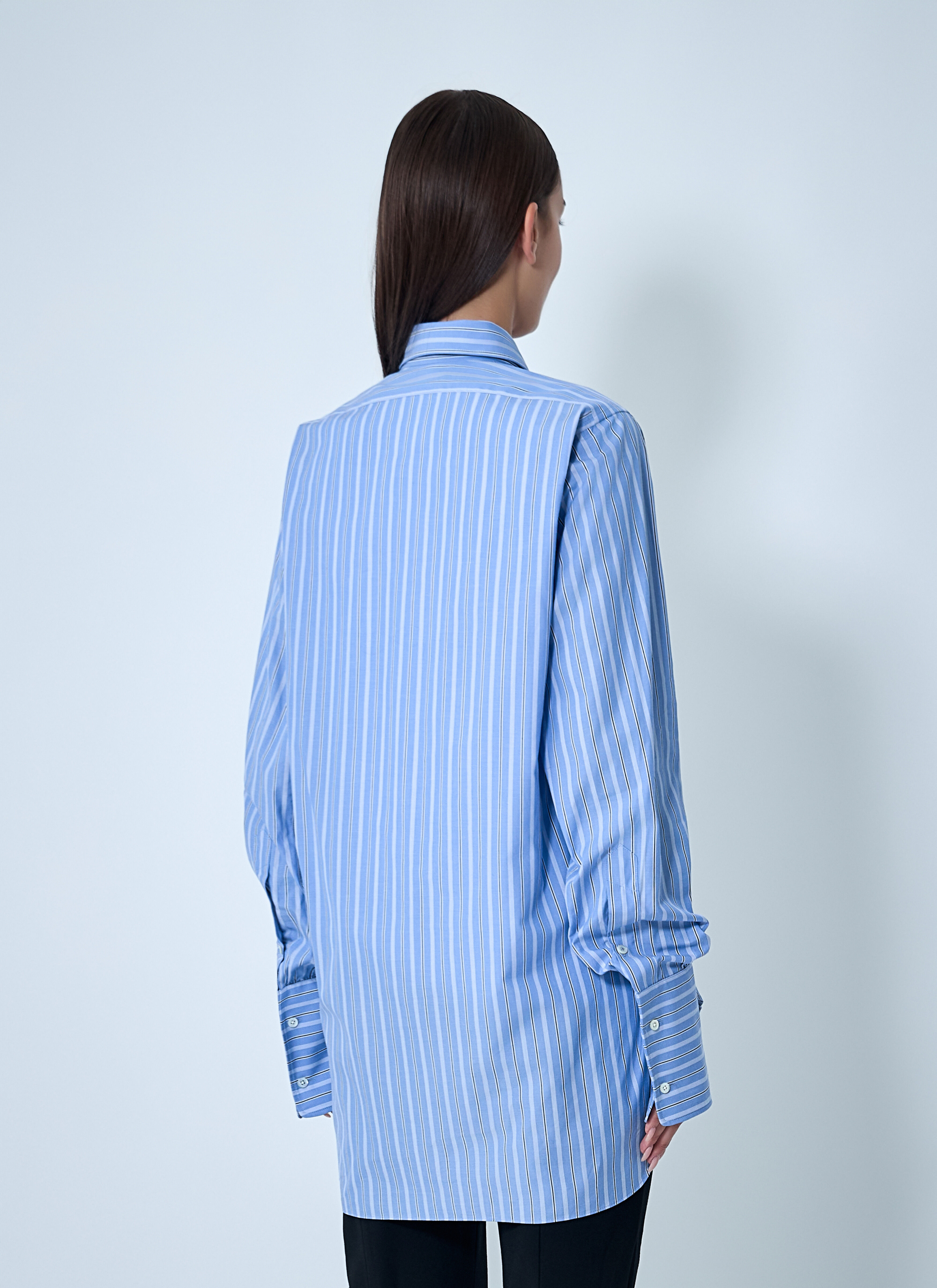 Maison Margiela Women's' Button-Down Shirt in Light Blue | LN-CC®