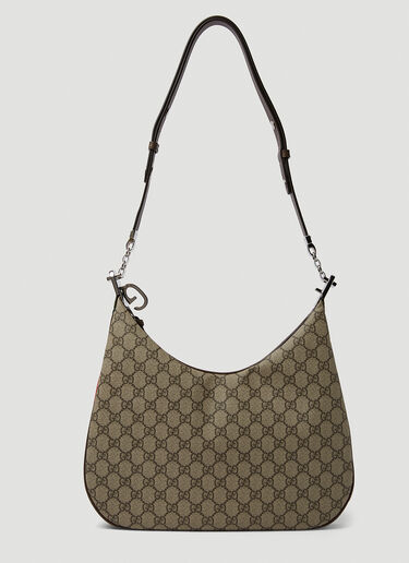 Gucci Brown Multi Canvas & Leather Handbags