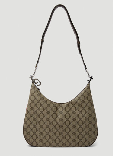 Brown Gucci GG Canvas Baguette