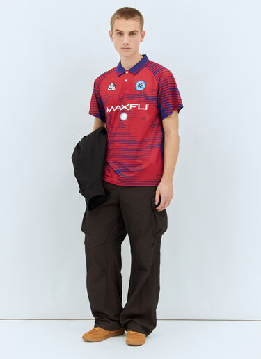 Metalwood x Maxfli Maxfli Statue Polo Shirt Red mem0158002