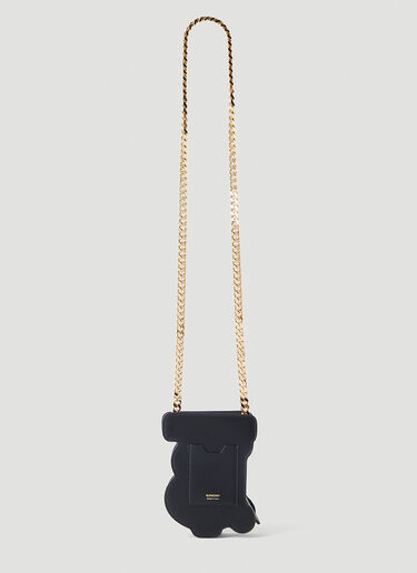 TB Pouch Chain Wallet Burberry TB Pouch Chain Wallet Black bur0252046