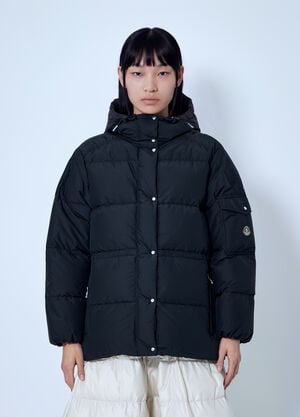 Moncler RE/ICONS Himalaya Hooded Short Down Jacket Black mon0266053