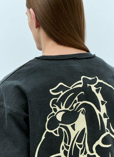 HYSTERIC GLAMOUR x CIRCLE HERITAGE 불도그 반팔 티셔츠 블랙 hgc0155004