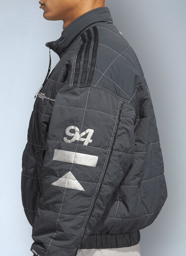 adidas x Bad Bunny x Mercedes AMG F1 Logo Motif Bomber Jacket Grey adi0364007