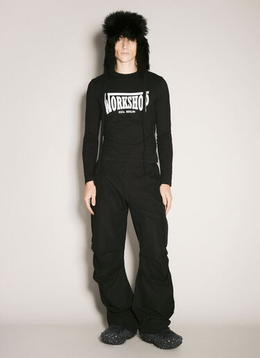 032C Victor Tight Long Sleeve T-Shirt Black cee0158006