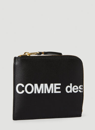 Comme des Garçons Wallet 徽标拉链钱包 黑色 cdw0346005