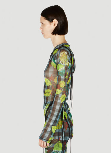 Mesh Wrap Top Ottolinger Mesh Wrap Top Green ott0251001