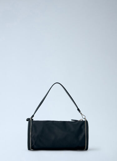 LN-CC® - Prada: Re-Nylon and Leather Foldable Mini Bag - Black Prada Re-Nylon and Leather Foldable Mini Bag Black pra0265026