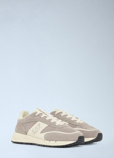 LN-CC® - EA7 Emporio Armani: OTG Velo Sneakers - Brown EA7 Emporio Armani OTG Velo Sneakers Brown eea0166005