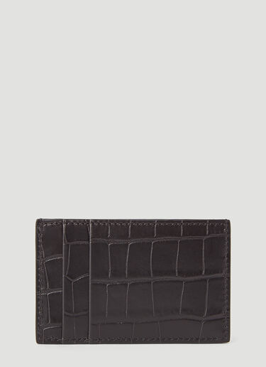 Alexander McQueen Skull Cardholder Black amq0145091