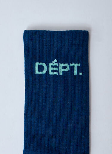Gallery Dept. Logo Motif Socks Navy gdp0160029