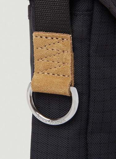 Acne Studios Buckle Fastening Crossbody Bag Black acn0152069