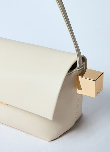 Jacquemus 르 롱 카레 숄더백  화이트 jac0260055
