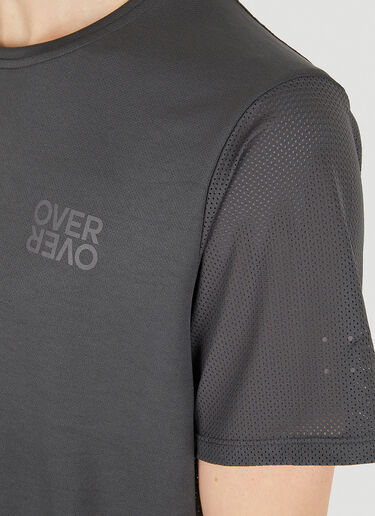 OVER OVER Logo Print Sport T-Shirt Grey ovr0150020
