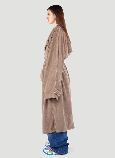 Balenciaga Towel Trench Coat Beige bal0249103